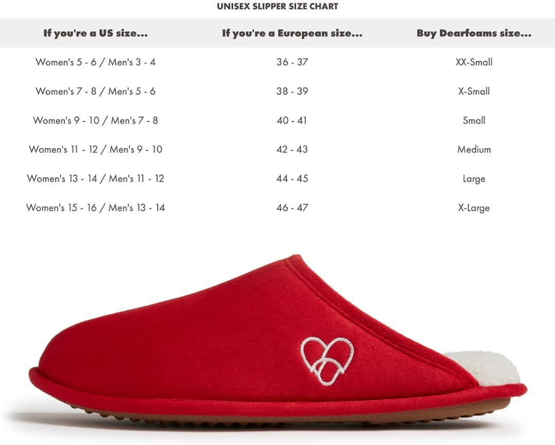 imageDearfoams womens Celebrates Pride Scuff With Inclusive SizingRed
