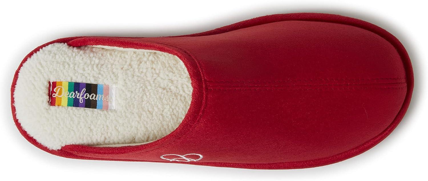 imageDearfoams womens Celebrates Pride Scuff With Inclusive SizingRed