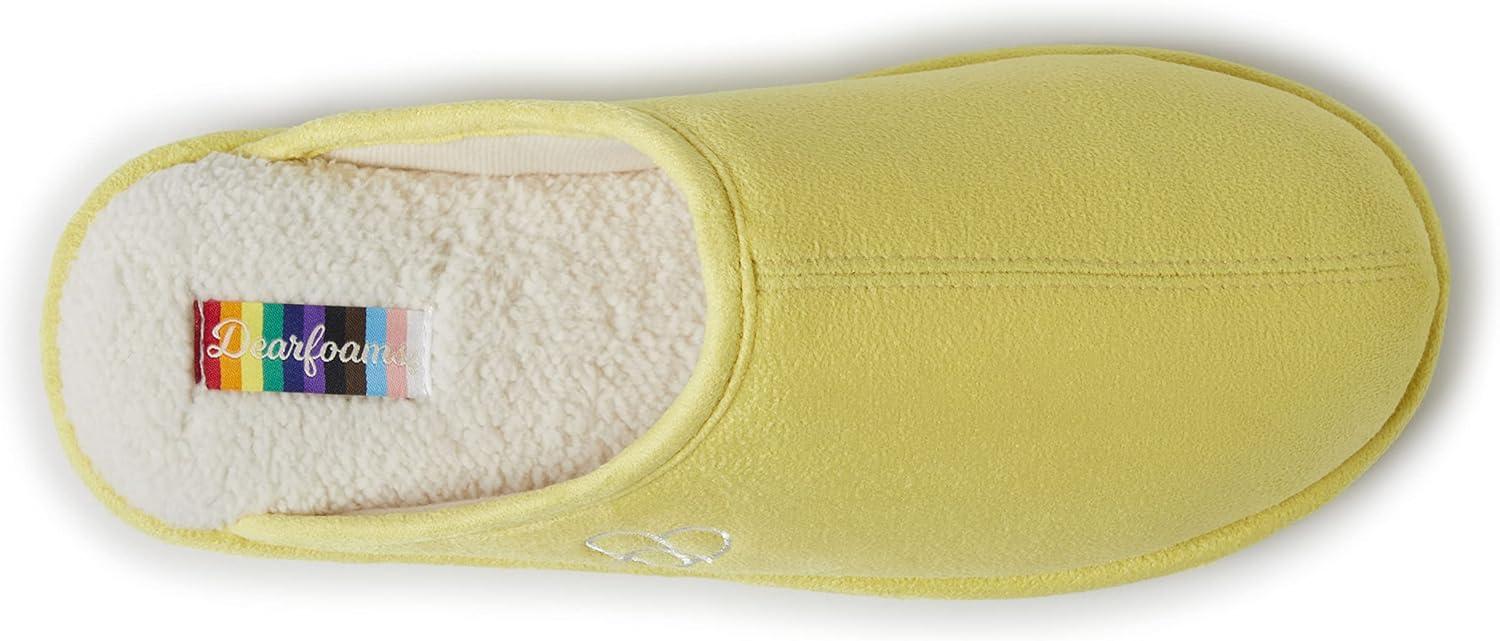 imageDearfoams womens Celebrates Pride Scuff With Inclusive SizingYellow