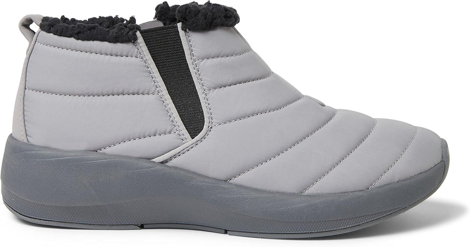 imageDearfoams womens Original Comfort Naomi Wedge BootieAnkle BootMedium Grey