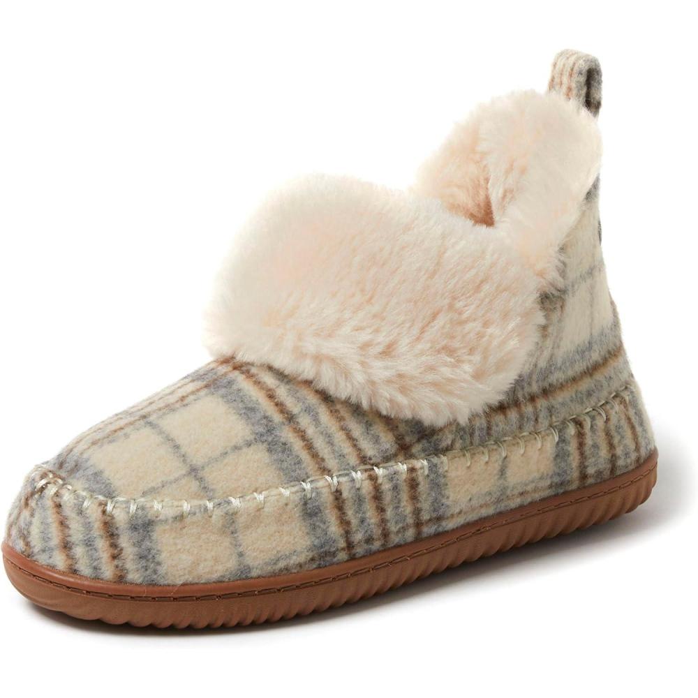 imageDearfoams Womens Moritz Mountain Energy Return Technology BootieGreyCream