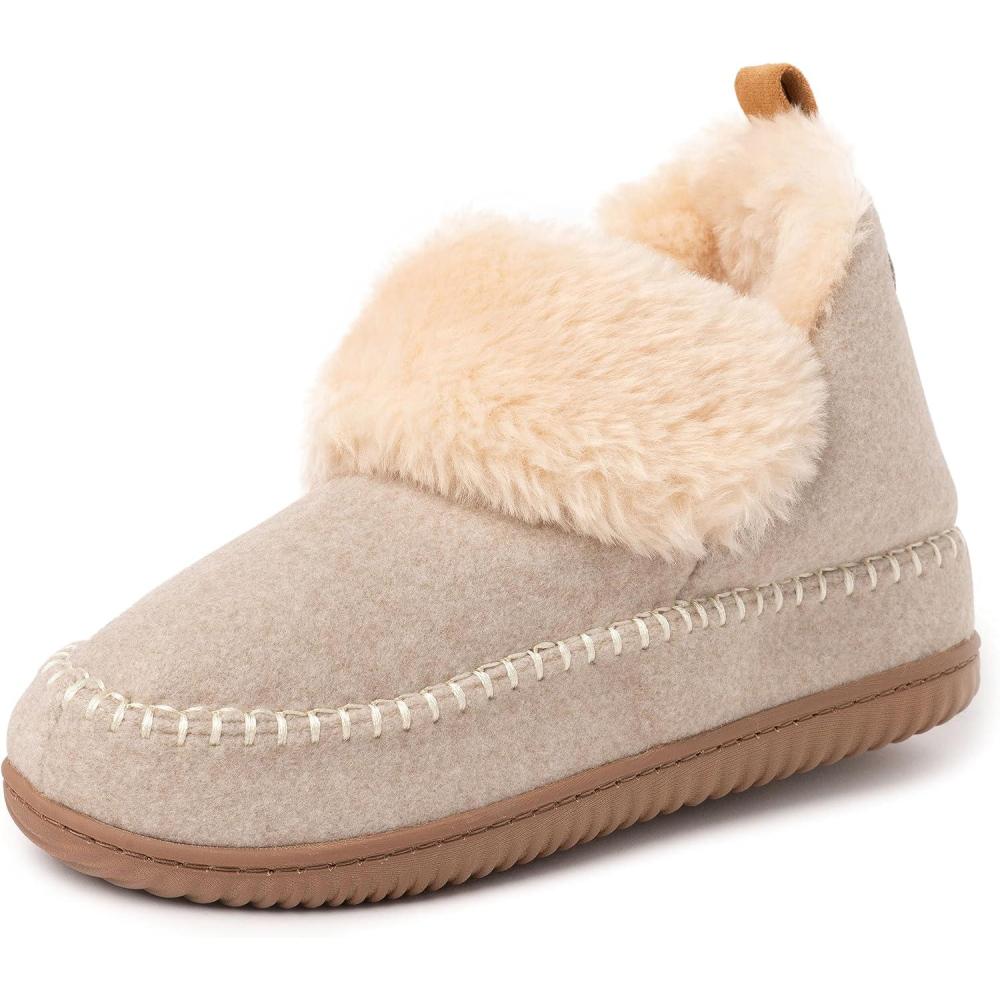imageDearfoams Womens Moritz Mountain Energy Return Technology BootieOatmeal Heather