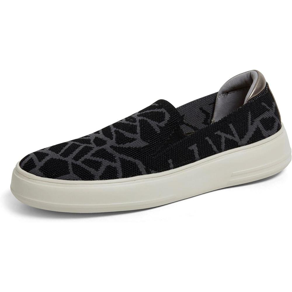 imageDearfoams Womens Sophie LoafersBlack Print