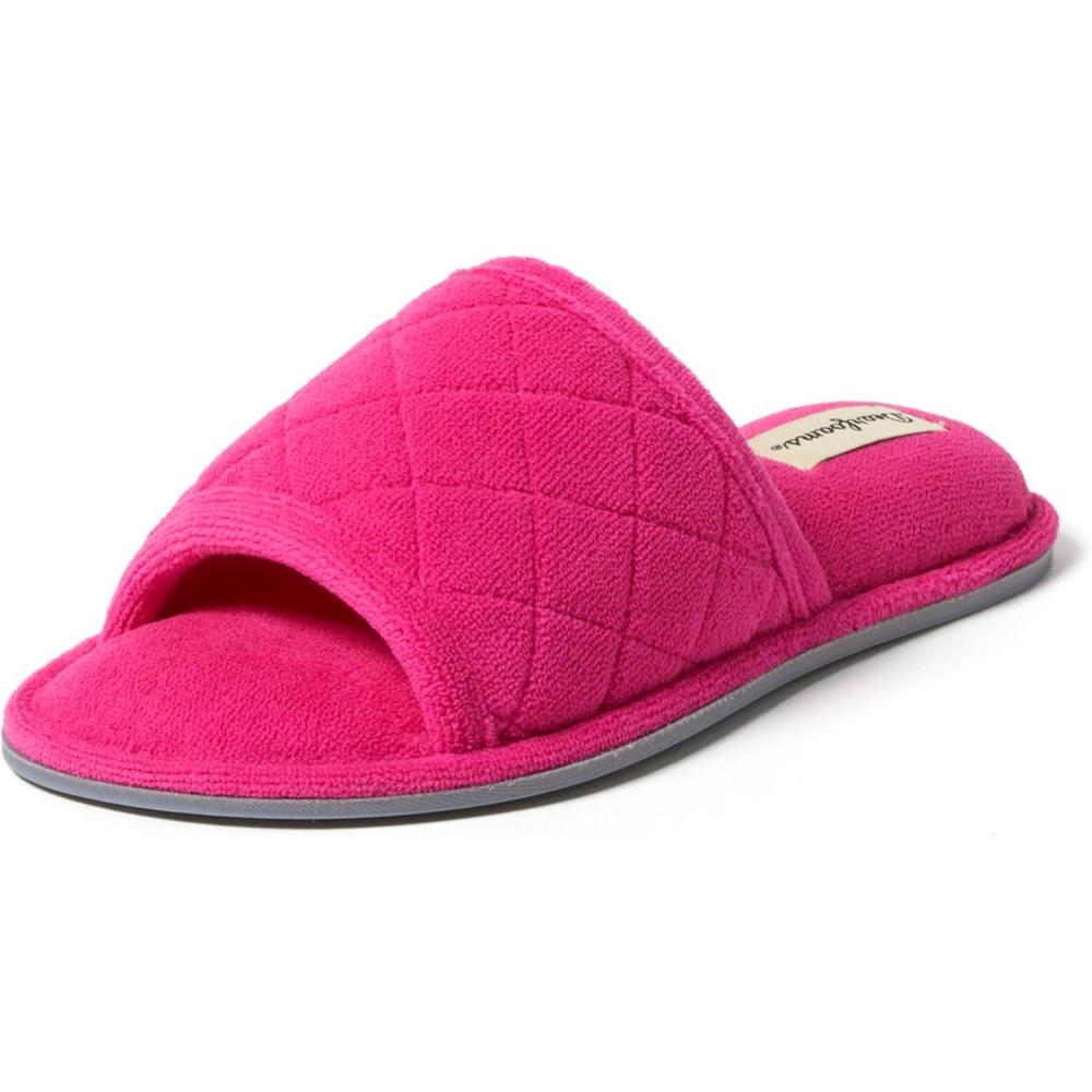 imageDearfoams womens Beatrice Side Gore SlideSlipperBarbie Pink