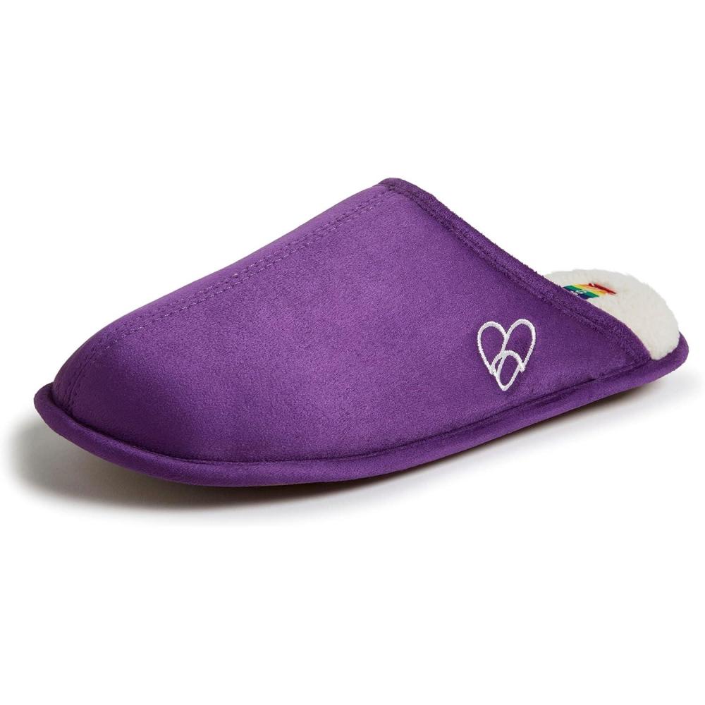 imageDearfoams womens Celebrates Pride Scuff With Inclusive SizingPurple