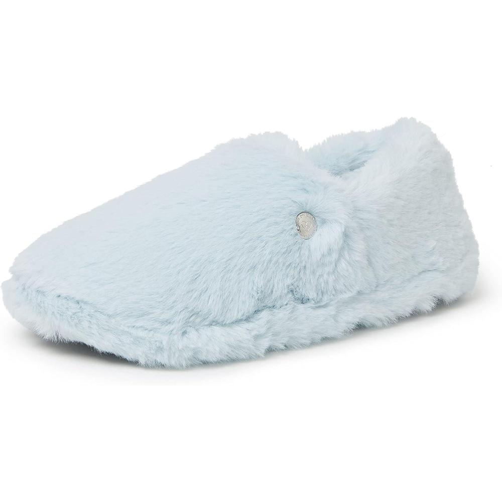 imageDearfoams womens Ellie Fluffy SnuggleSlipperBlue Wash