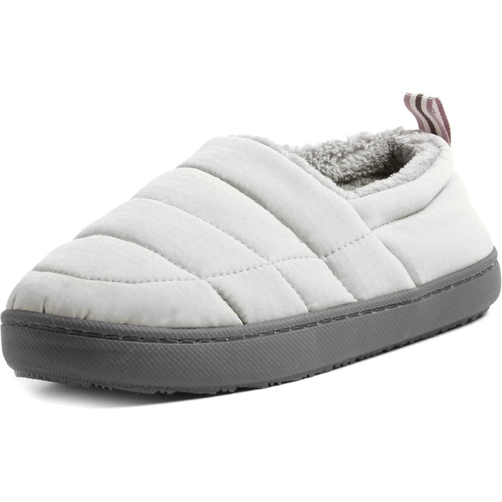 imageDearfoams womens Lightweight Memory Foam Easy on Off Fern Closed BackGrey