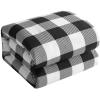 Dearfoams 7 Piece Super Soft Bed in a Bag Bedding Set, Black and White, King