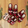 Dearfoams Baby & Kids’ Bear Matching Family Slipper Christmas Gifts(Baby Bear Buffalo Plaid)