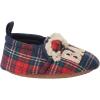 Dearfoams Baby & Kids’ Bear Matching Family Slipper Christmas Gifts(Navy Plaid)