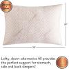 Dearfoams Bed Pillows,Set of 2 Standard/Queen Size,Down Alternative Copper-Infused Pillows with Soft Knit Cover,Supportive for Back, Side & Stomach Sleepers(Copper)