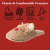 Dearfoams Matching Family Holiday Christmas Reindeer & Turkey Scuff(Men’s Reindeer)
