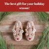 Dearfoams Matching Family Holiday Christmas Reindeer & Turkey Scuff(Men’s Reindeer)
