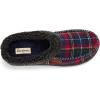 Dearfoams Men’s Brendan Indoor/Outdoor Breathable Memory Foam Clog House Shoe with Wide Widths Slipper(Blue Plaid)