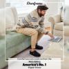 Dearfoams Men’s Brendan Indoor/Outdoor Breathable Memory Foam Clog House Shoe with Wide Widths Slipper(Chestnut)