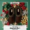 Dearfoams Men’s Brendan Indoor/Outdoor Breathable Memory Foam Clog House Shoe with Wide Widths Slipper(Coffee)