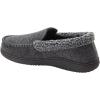 Dearfoams Men’s Brendan Indoor/Outdoor Breathable Memory Foam Clog House Shoe with Wide Widths Slipper(Grey)