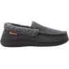 Dearfoams Men’s Brendan Indoor/Outdoor Breathable Memory Foam Clog House Shoe with Wide Widths Slipper(Grey)