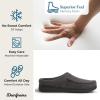 Dearfoams Men’s Brendan Indoor/Outdoor Breathable Memory Foam Clog House Shoe with Wide Widths Slipper(Pavement Perforated)