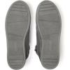 Dearfoams Men’s Fireside Nylon Australian Shearling Water Resistant Après Winter Warm Up Bootie Snow Boot(Grey Pavement)