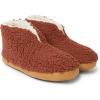Dearfoams Men’s Heritage Warm Up Bootie(Rustic Brown Sherpa)