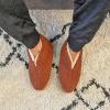 Dearfoams Men’s Heritage Warm Up Bootie(Rustic Brown Sherpa)
