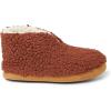 Dearfoams Men’s Heritage Warm Up Bootie(Rustic Brown Sherpa)