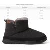 Dearfoams Men’s James Woven Boot Slipper(Black)