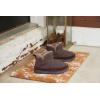 Dearfoams Men’s James Woven Boot Slipper(Coffee)