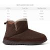 Dearfoams Men’s James Woven Boot Slipper(Coffee)