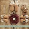 Dearfoams Men’s Matching Family Holiday Christmas Reindeer & Turkey Scuff Slippers(Men’s Turkey)