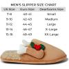 Dearfoams Men’s Matching Family Holiday Christmas Reindeer & Turkey Scuff Slippers(Men’s Turkey)