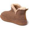 Dearfoams Men’s Memory Foam Indoor House Slippers Brixen Ankle Boot House Shoes – Gifts for Men(Chestnut)