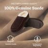 Dearfoams Men’s Reed Genuine Suede Clog(Coffee)