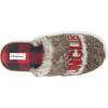 Dearfoams Men’s Uncle Bear Slipper(Brown Frost)