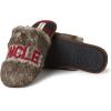 Dearfoams Men’s Uncle Bear Slipper(Brown Frost)