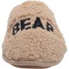 Dearfoams Men’s Uncle Bear Slipper(Cream)