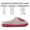 Dearfoams Unisex Adult Smile Icon Retro Preppy Slippers(Women’s Pink)
