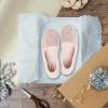 Dearfoams Women’s Chenille A-Line Slipper(Dusty Pink)
