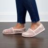 Dearfoams Women’s Chenille A-Line Slipper(Dusty Pink)