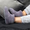 Dearfoams Women’s Chenille Bootie Slipper(Excalibur)
