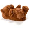Dearfoams Women’s Cozyfoams Plush Animal Slippers – Fuzzy Character House Shoes Memory Foam Comfort(Brown Bear)