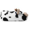Dearfoams Women’s Cozyfoams Plush Animal Slippers – Fuzzy Character House Shoes Memory Foam Comfort(Cow)