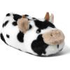 Dearfoams Women’s Cozyfoams Plush Animal Slippers – Fuzzy Character House Shoes Memory Foam Comfort(Cow)