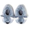Dearfoams Women’s Cozyfoams Plush Animal Slippers – Fuzzy Character House Shoes Memory Foam Comfort(Koala)