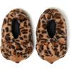 Dearfoams Women’s Cozyfoams Plush Animal Slippers – Fuzzy Character House Shoes Memory Foam Comfort(Leopard Cat)