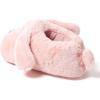 Dearfoams Women’s Cozyfoams Plush Animal Slippers – Fuzzy Character House Shoes Memory Foam Comfort(Peach Dog)