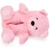 Dearfoams Women’s Cozyfoams Plush Animal Slippers – Fuzzy Character House Shoes Memory Foam Comfort(Pink Bear)