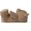 Dearfoams Women’s Cozyfoams Plush Animal Slippers – Fuzzy Character House Shoes Memory Foam Comfort(Teddy Bear)