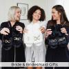 Dearfoams Women’s Giftable I Do & I Do Crew Bride Slippers for Weddings and Bachelorette Party(I Do Crew)